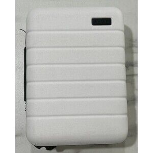 AWAY Toiletry Hardshell Case Travel Organizer Pouch Cosmetic Bag White 7x5”x3”